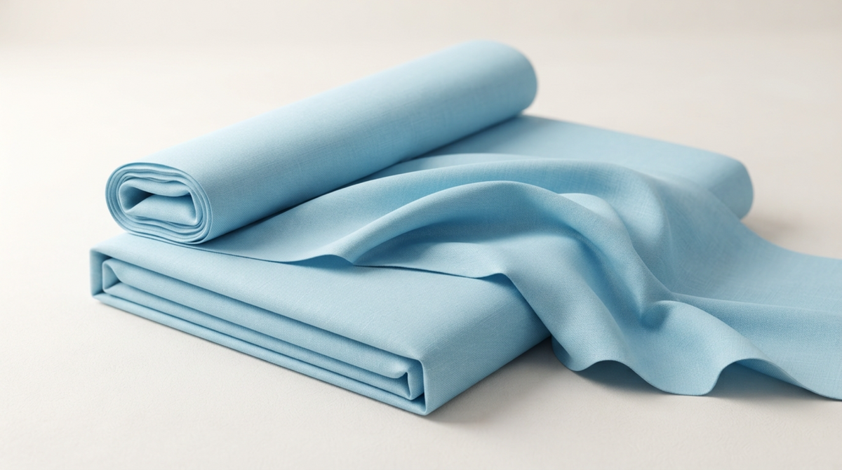 Sky Blue / Light Cyan Premium Unstitched Men’s Suit